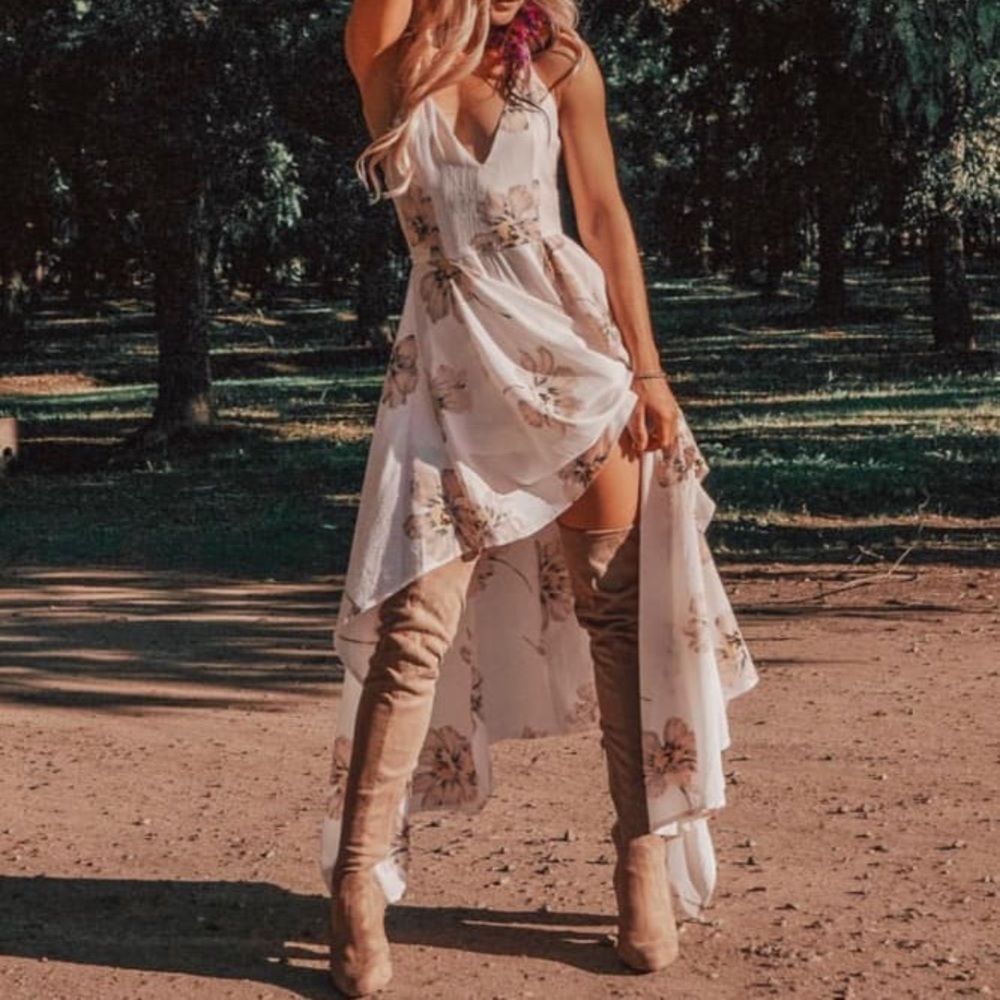 LuLu’s Tan Over The Knee Boots